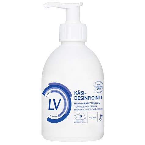 Käsidesinfiointigeeli LV 300 ml EN14476 Noro 